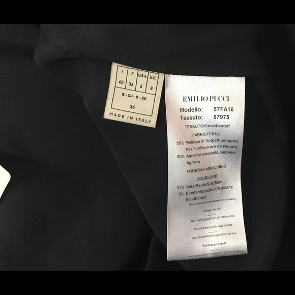 🔥SOLD🔥 Emilio Pucci Shadow Fox Coat - Picture 5 of 8